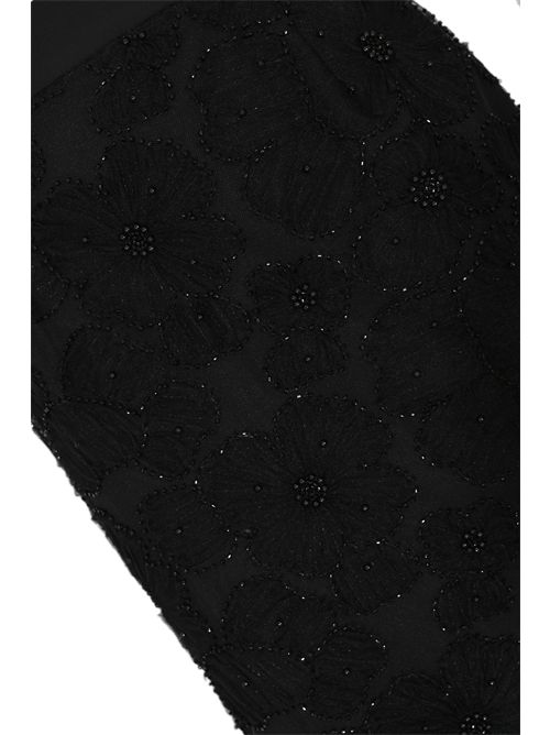 Gonna longuette con ricamo perline GIANNI MOLARO | G2514 26NERO